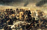 napoleon bonaparte on the battlefield of eylau